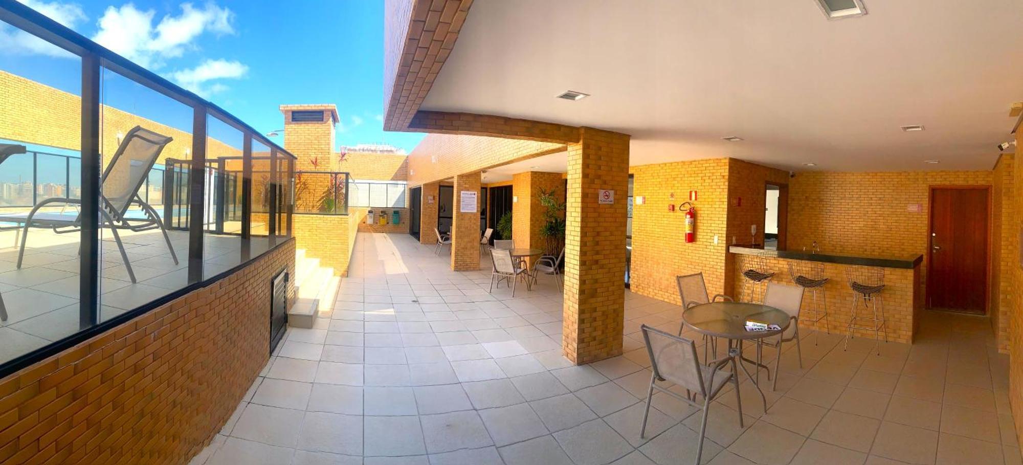 Apartamento 50M Praia- Piscina - Vista Mar - Academia - Maceió Екстериор снимка